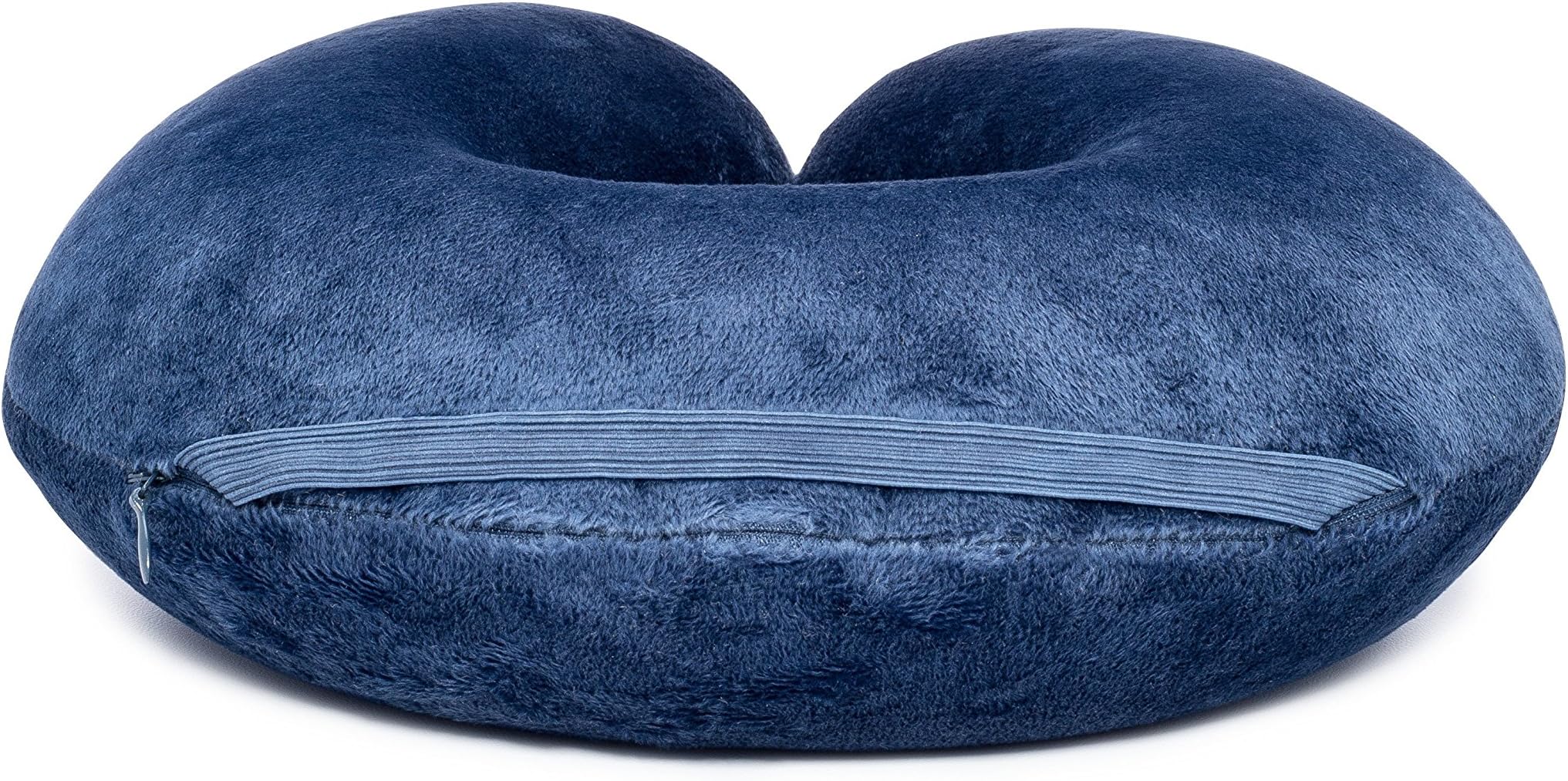 Memory Foam Travel Pillow by TravelBasics | Best Neck Support Travel Pillow | Luxury Contouring Memory Foam Pillow | U-Shaped | Ideal Neck Pillow For Airplane & Car Travel