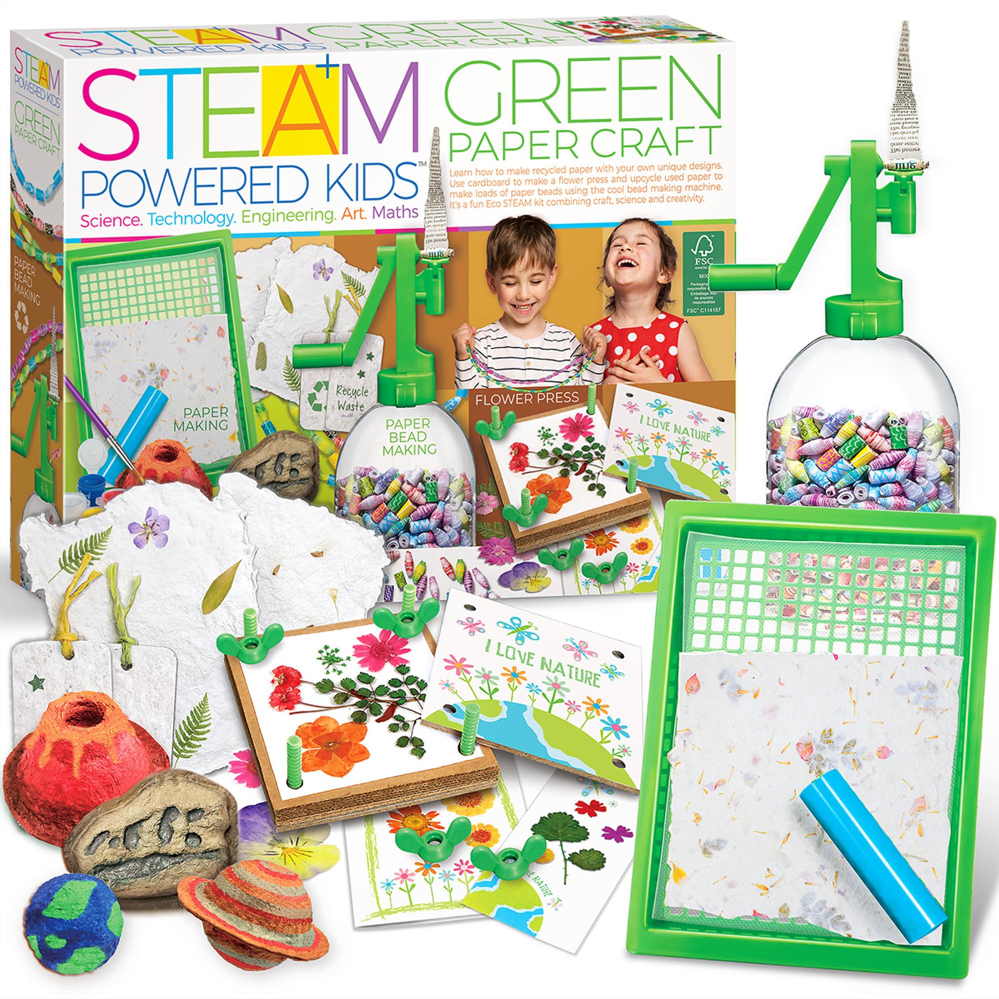 4M STEAM Powered Kids - Green Paper Craft