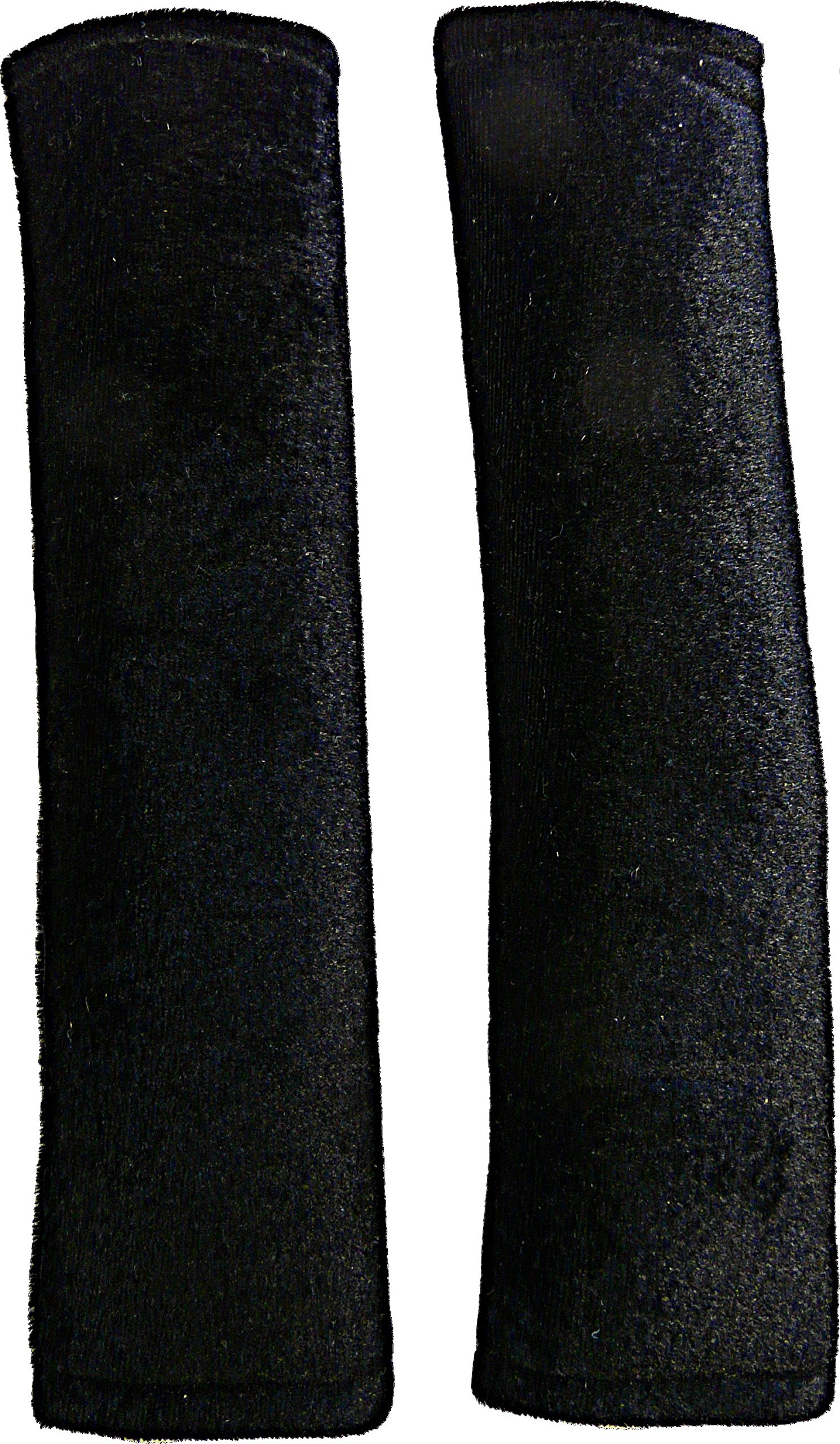 Simply SBP01 Seat Belt Pads, Black, Set of 2