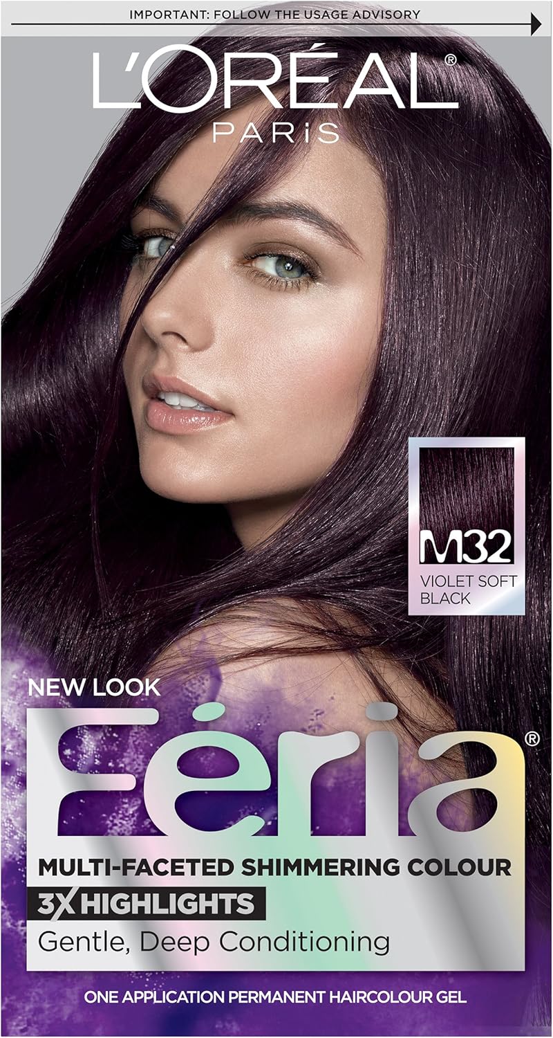 56 Best Photos Violet Soft Black Hair Color : L Oreal ...