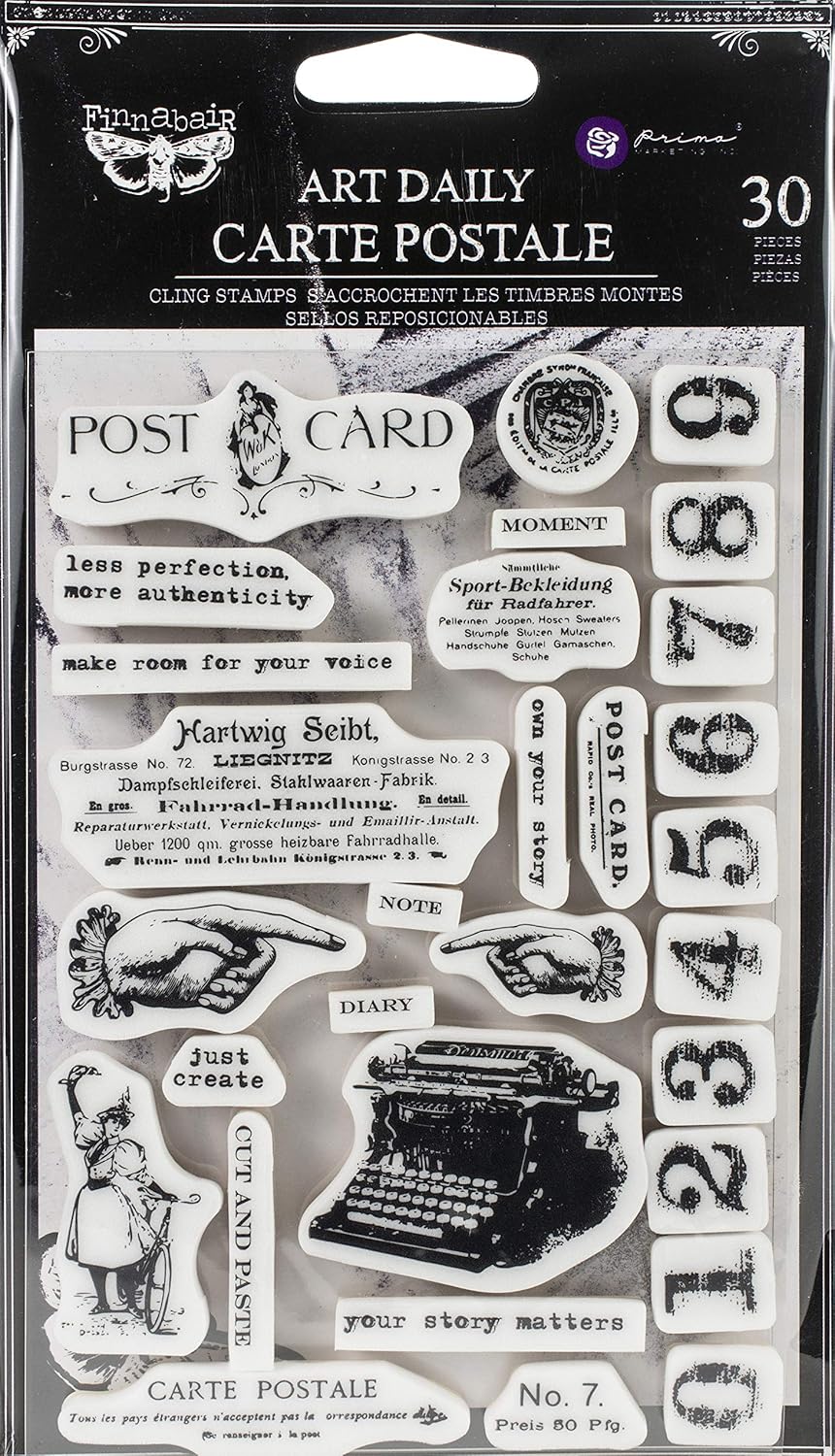 Prima Marketing Prima Art Daily Planner Clear Stamps Carte Postale Home Albums Refills