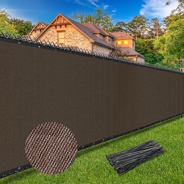WINPULL BACKYARD PRIVACY FENCE COVER 6FT X 50FT...
