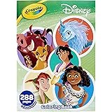 Crayola 288pg Disney Animation Coloring Book with Sticker Sheets, Gift for Girls & Boys, Ages 3+
