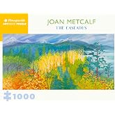 Pomegranate 1000-Piece Puzzle for Adults, Northwest Landscape by J. Metcalf | Matte finish, snug fit, 32x16" panoramic jigsaw puzzle, forest &amp; hillscape, Joan Metcalf's The Cascades