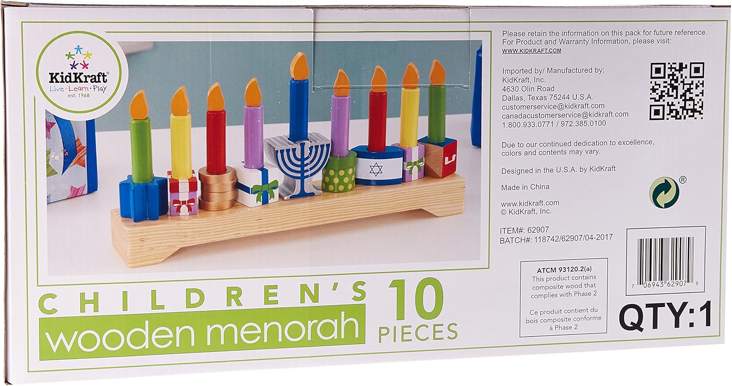 KidKraft Children's Menorah: Toys & Games