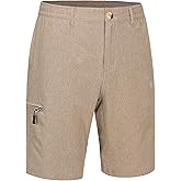 Little Donkey Andy Men's Golf Shorts Quick Dry Lightweight Breathable Casual Short with Elastic Waist 3 Pockets for Hiking