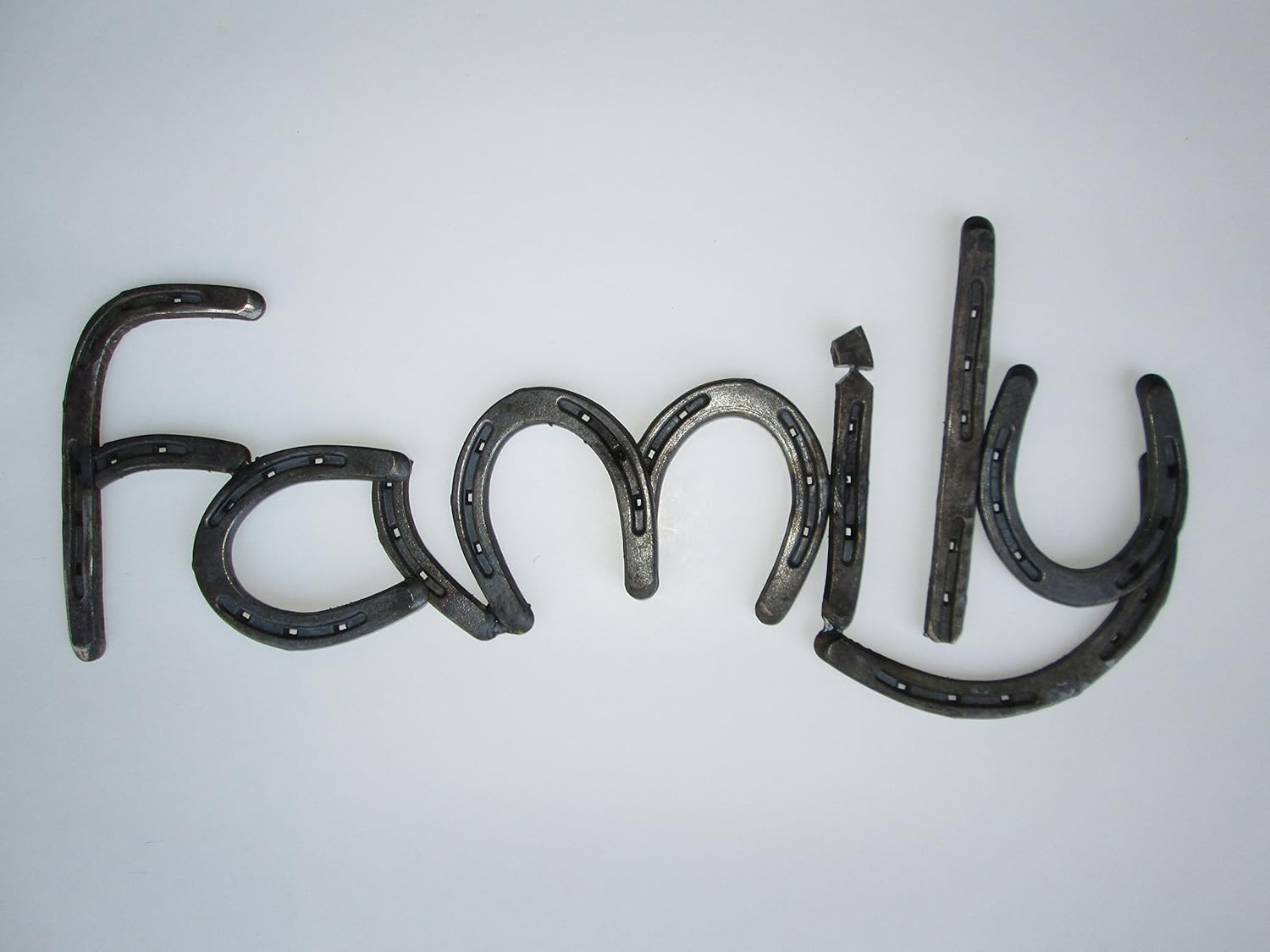 Amazon Com Horseshoe Family Sign Horseshoe Home Decor Primitive