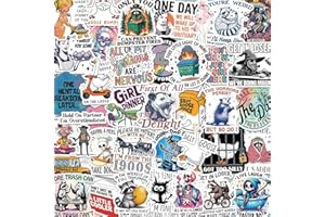 200 PCS Funny Holographic Stickers for Adults, Waterproof Vinyl Sarcastic Meme Decals for Laptop, Water Bottle, Kindle, Journ