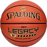 Spalding Legacy TF-1000 Official Game Ball, Indoor Basketball, Sizes 6 &amp; 7