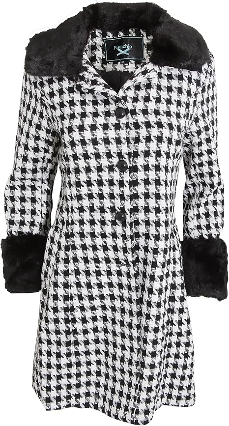 houndstooth quilted jacket