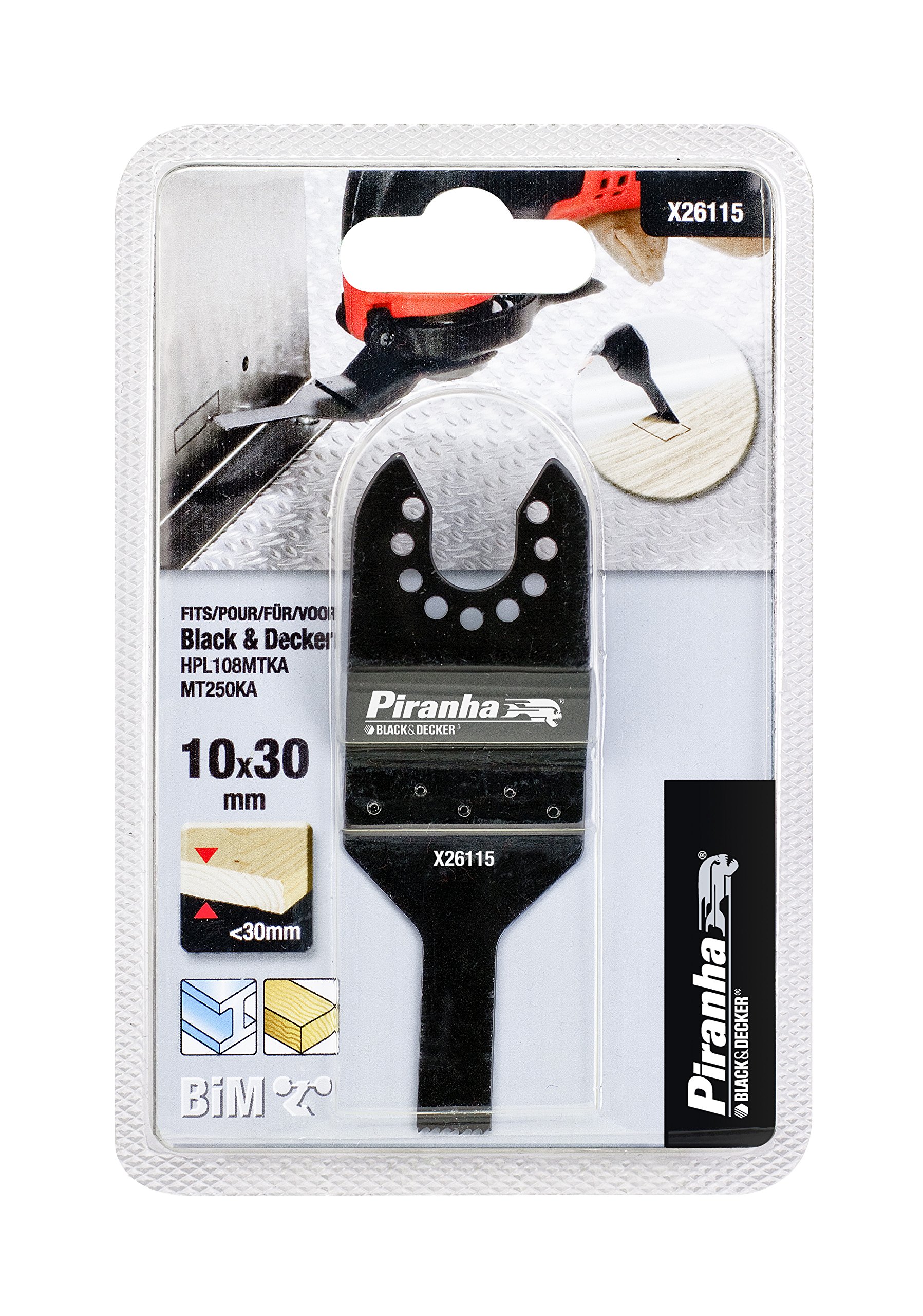 Piranha Bi-Metal 18TPI Precision Plunge Cut with 10 mm Blade Width