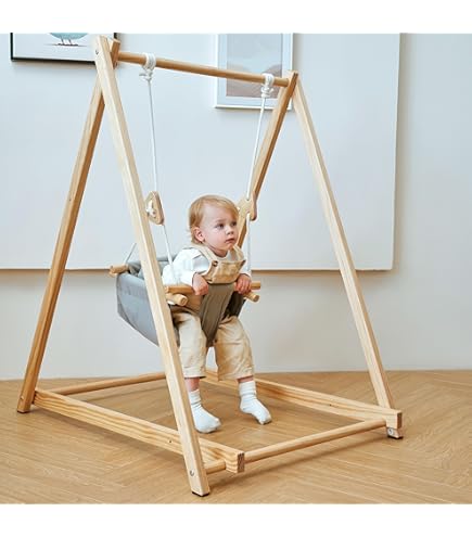 Amazon Columpios Para Bebes En Madera Columpio Jardin Exterior