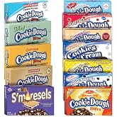 Cookie Dough Bites | 3.1 oz 12 Flavor Variety | Chocolate Chip, Birthday Cake, Caramel, Fudge Brownie, Mint, Peanut Butter, Cookies N Cream | Original Edible Cookie Dough Movie Theater Candy
