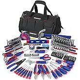 WORKPRO 322-Piece Home Repair Tool Kit With Carrying Bag - Basic Household Hand Tools