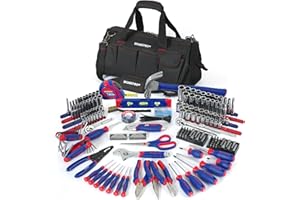 WORKPRO 322-Piece Home Repair Tool Kit with Carrying Bag - Basic Household Hand Tools