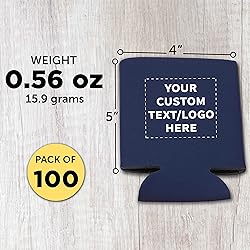 DISCOUNT PROMOS Custom Collapsible Beer Can Coolers