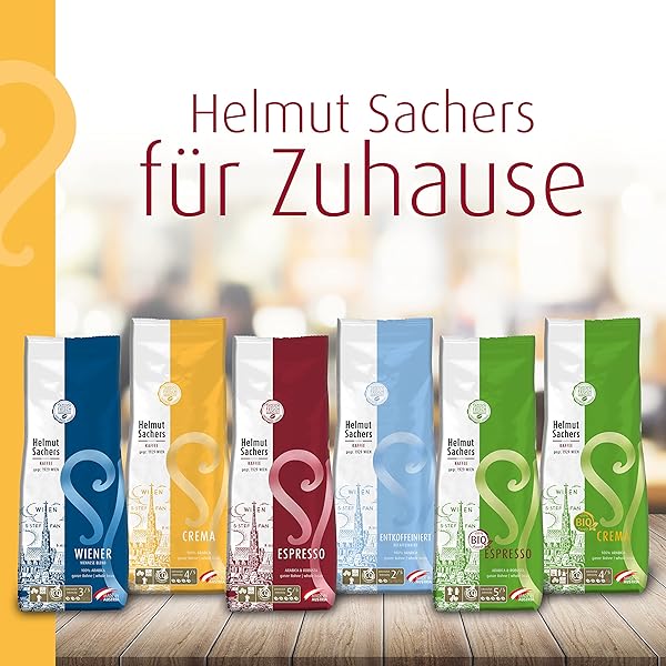 HELMUT SACHERS WHOLE BEAN COFFEE, 500G (500G, CREMA)