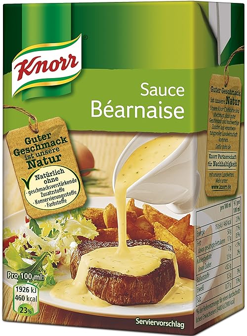 Knorr Tafelfertige Béarnaise Soße, 4er Pack (4 x 250 ml) Amazon.de