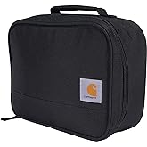 Carhartt Insulated Lunch Cooler For Men and Women, Fully Insulated Lunch Pale for Everyday Use, 4 Can (Black)