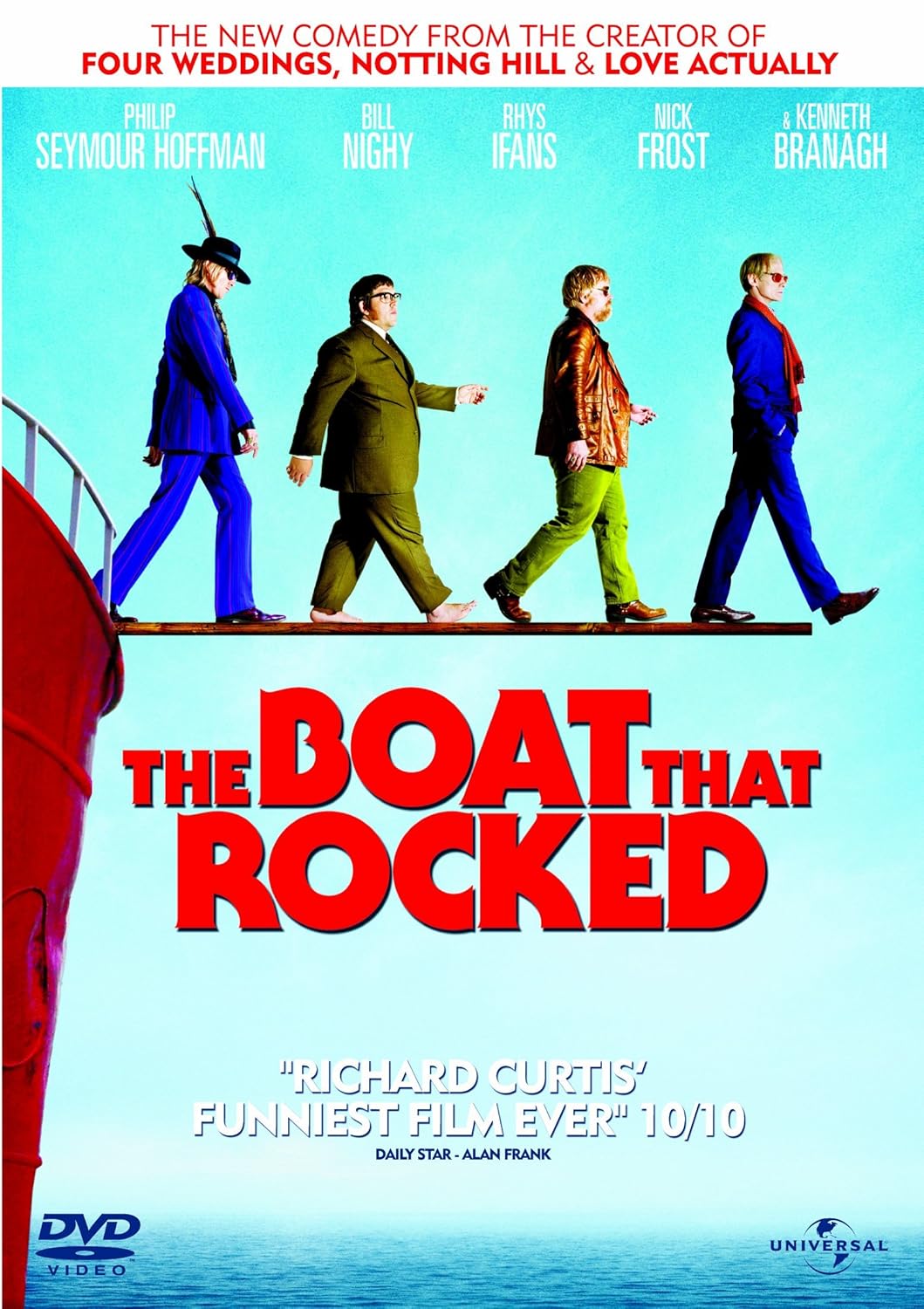 Amazon Com The Boat That Rocked Dvd 2009 Philip Seymour Hoffman Bill Nighy Nick Frost Michael Hadley Charlie Rowe Lucy Fleming Tom Sturridge Ian Mercer Will Adamsdale Tom Brooke Rhys Darby Katherine Parkinson