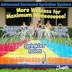 JAMBO 25Ft Premium XXL Slip Splash and Slide with 3