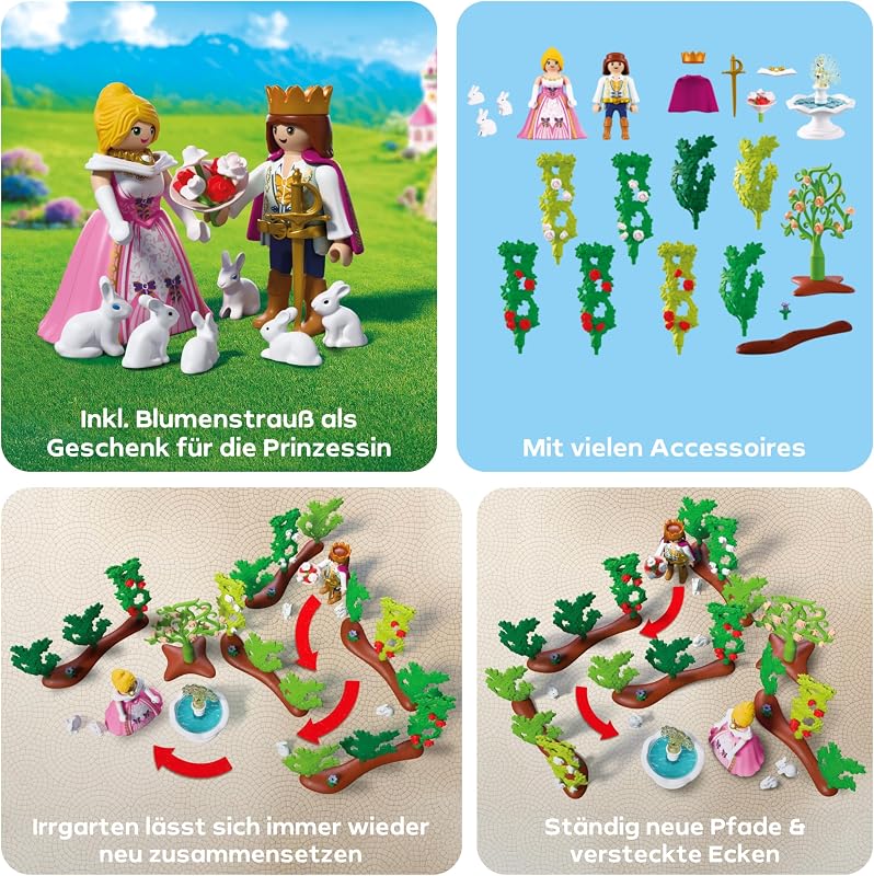 | Princess | Königlicher Irrgarten | Prinz und Prinzessin mit variablem Labyrinth | Fördert die Kreativität | Prinzessin Spielzeug ab 4 Jahren | 72053 — Foto 4 von 7