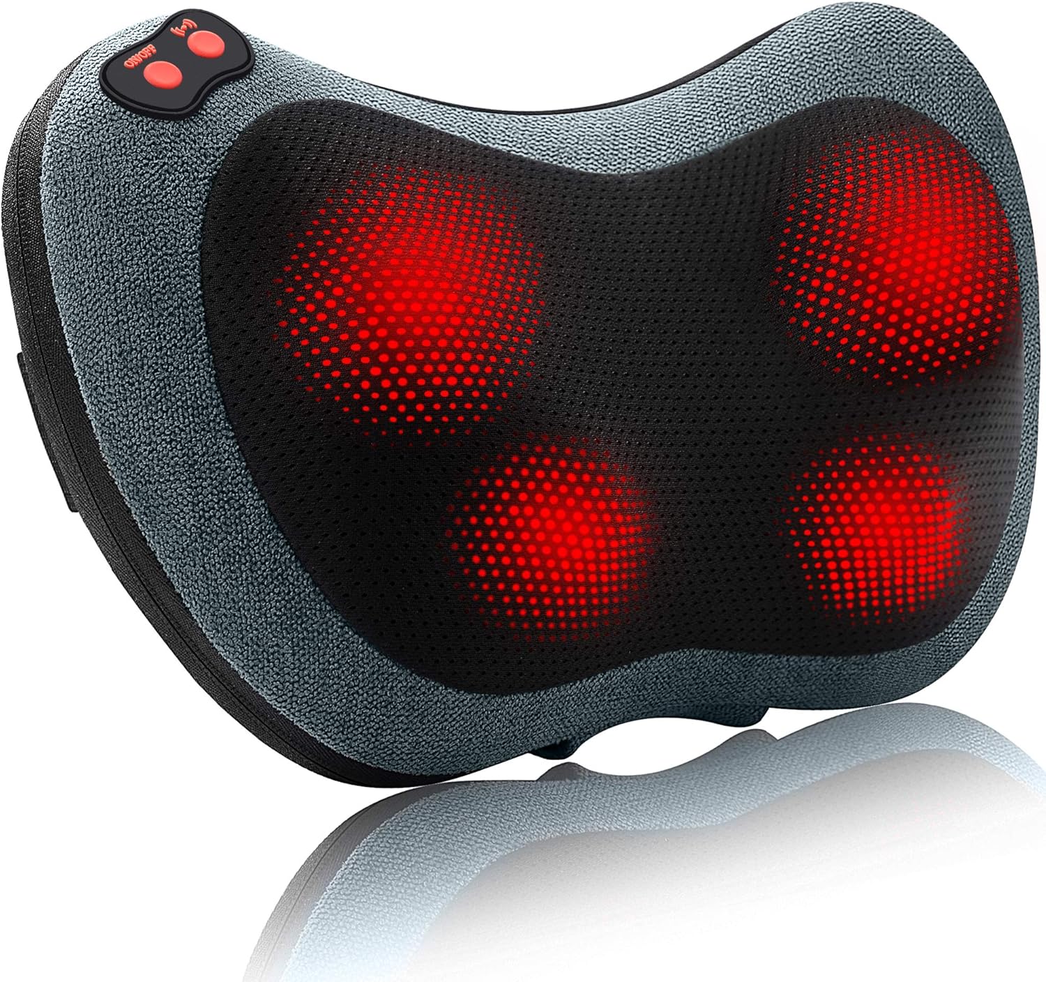 Papillon Neck Massager,Shiatsu Electric Back Massager with Heat - Great Gifts for Women/Men/Father/Mother,Deep Tissue Kneading Massage Pillow for Shoulder,Legs,Foot,Body Muscle Pain Relief: Health & Personal Care
