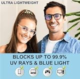 Riccardo Materossi Premium Blue Light Blocking Glasses 380-410nm UK Brand view 2