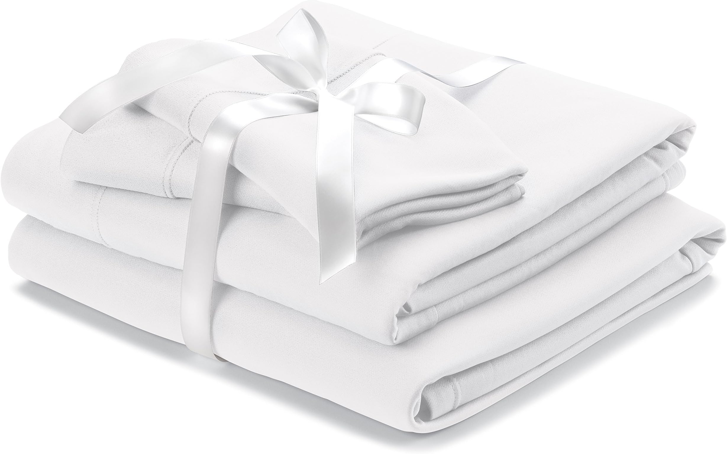 Wicked Sheets Original Moisture-Wicking Bed Sheet Set/for Night Sweats & Hot Flashes (California King, Standard Pocket, White)