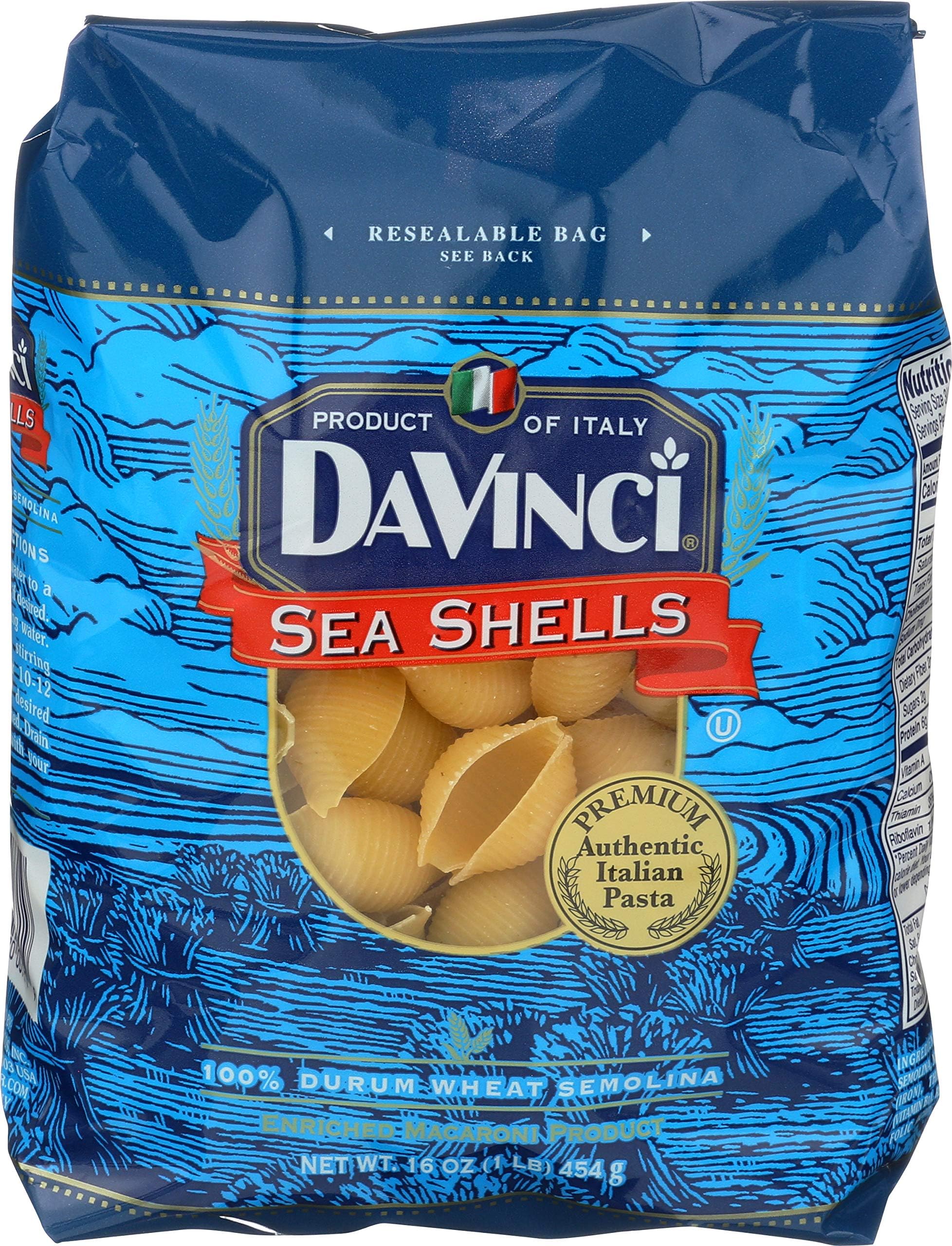 DaVinciSea Shells, 16-ounces (Pack of12)