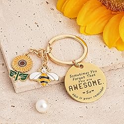 Sunflower Keychains Inspirational Gifts for Women