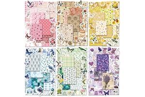 540 PCS Vintage Floral Scrapbook Supplies & Scrapbook Stickers, Junk Journal Supplies for Planners, Bullet Journaling, Retro 