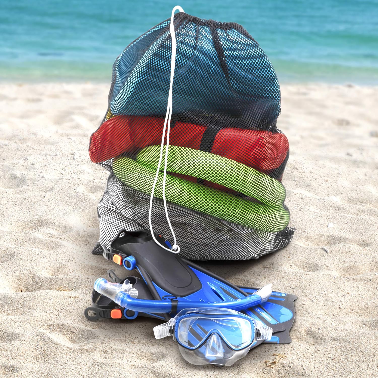 Champion Sports Mesh Sports Equipment Bag Beach Multipurpose Nylon