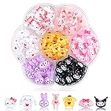 70 Pcs Nail Charms, TemBelle Slime Charms, Resin