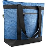 BeeGreen Cooler Bag Soft Leakproof Insulated Tote with Zipper for Beach Travel Grocery