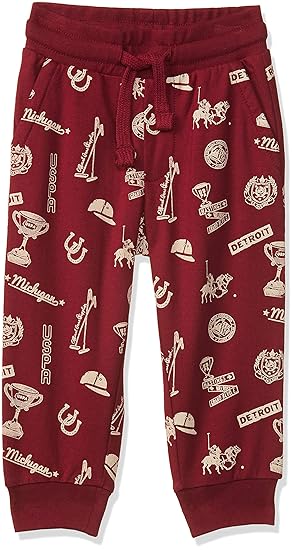 Baby Boys Trousers (UKTP5053_Rhubarb Maroon_12-18 Months)