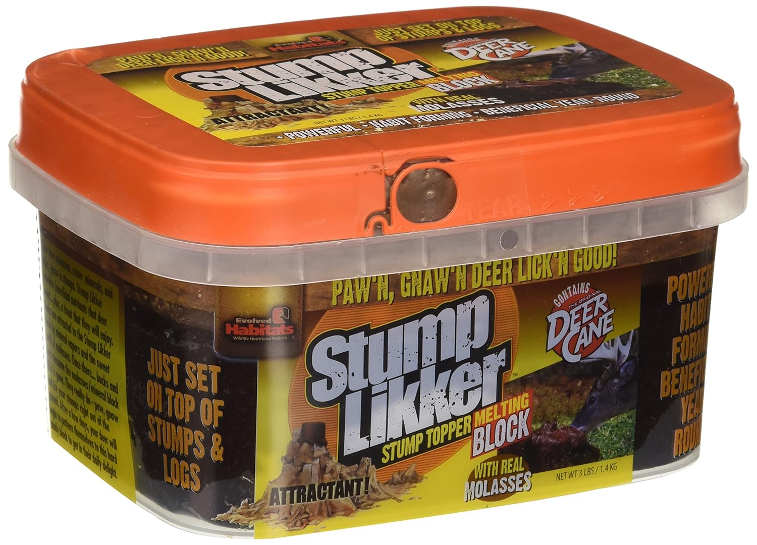 Evolved Habitats Stump Likker Block Attractant Deer