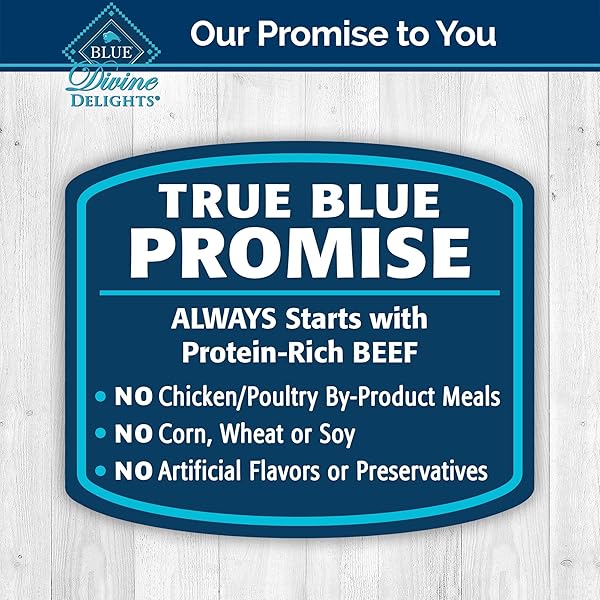 BLUE BUFFALO DELIGHTS NATURAL ADULT SMALL BREED WET DOG FOOD CUPS, PATE STYLE, TOP SIRLOIN FLAVOR IN SAVORY JUICE 3.5-OZ (PACK OF 12)