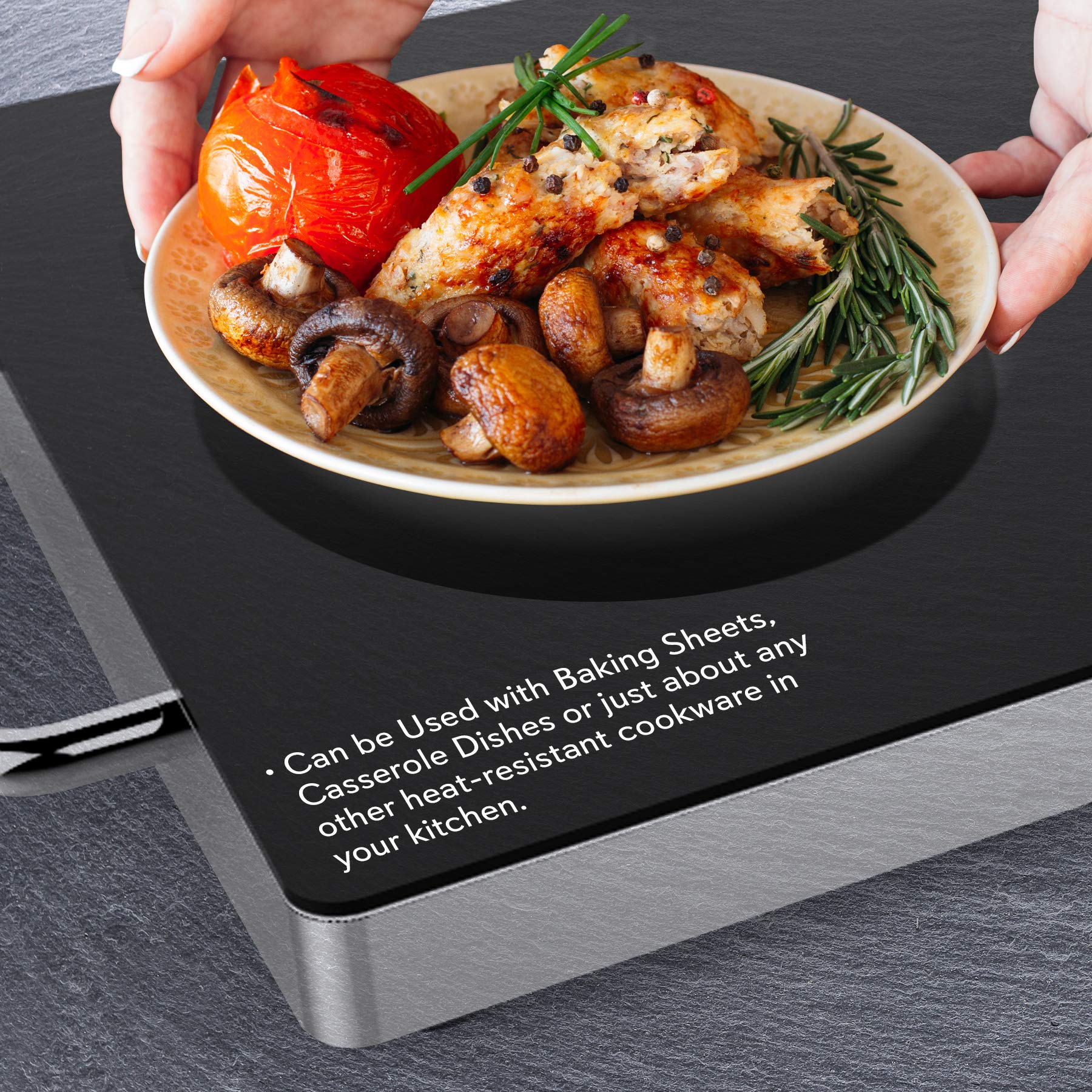 NutriChef Electric Warming Tray, Food Warmer, Hot Plate, Perfect For