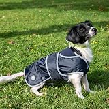 Ancol Muddy Paws All Weather Stormguard Coat Navy Blue Small 30cm view 6
