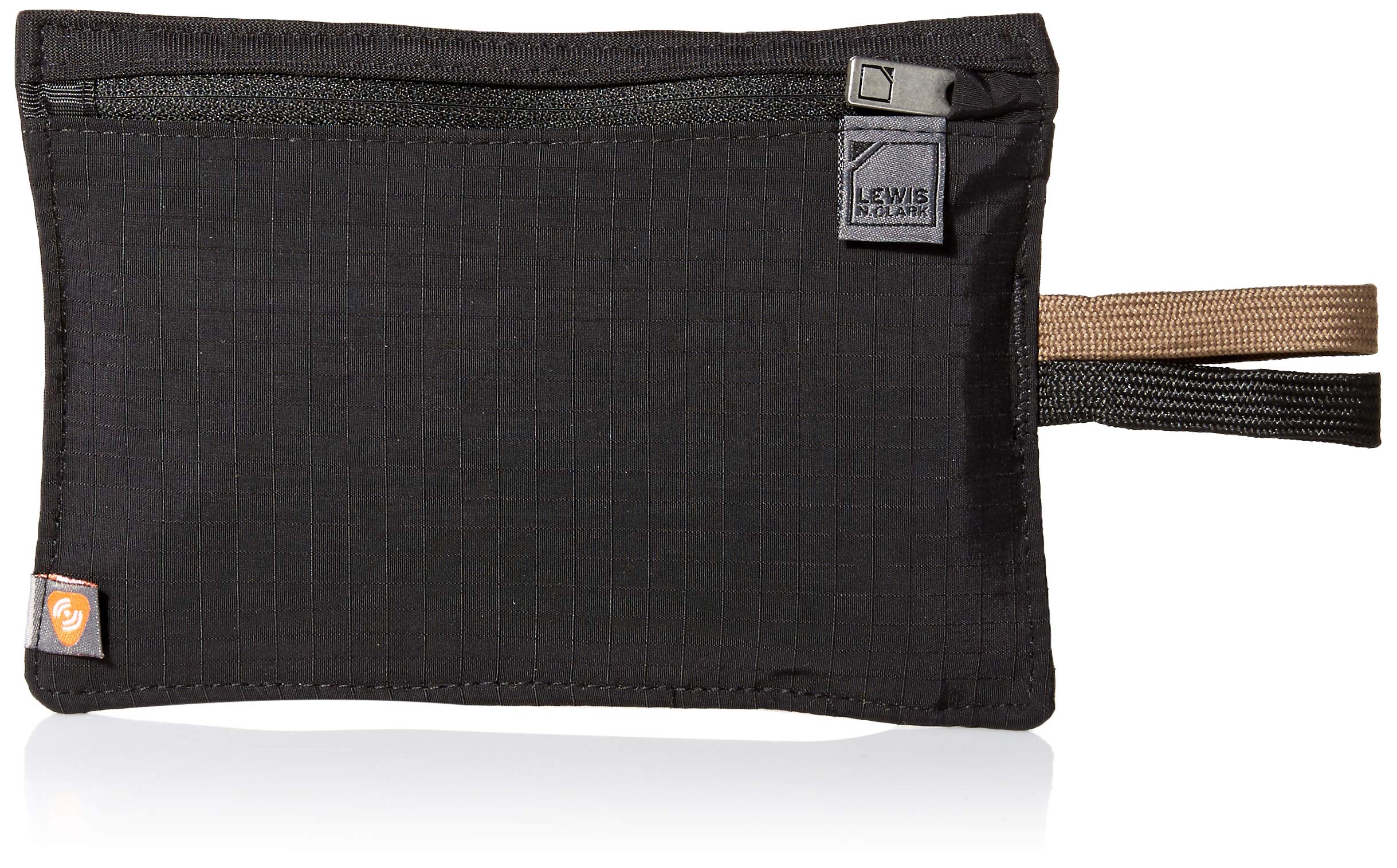 Lewis N. Clark RFID Blocking Money Belt Travel Pouch + Credit Card, ID, Passport Holder for Women &amp; Men, Black, One Size