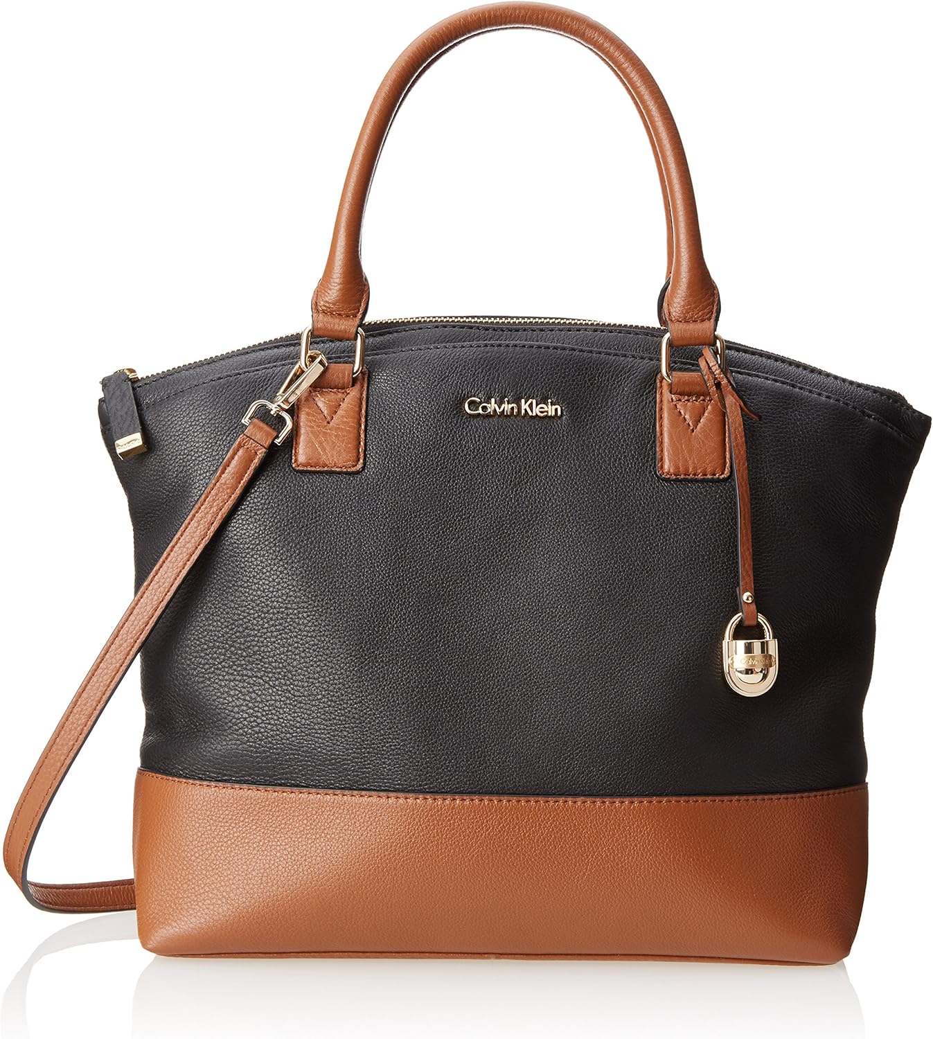 Calvin Klein Modena Leather Satchel Handbags