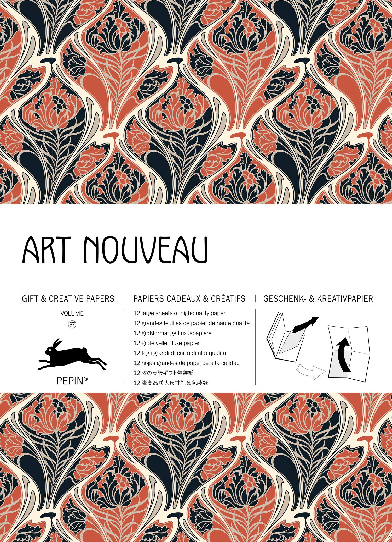 Art Nouveau Gift Creative Paper Book Vol 87 English - 