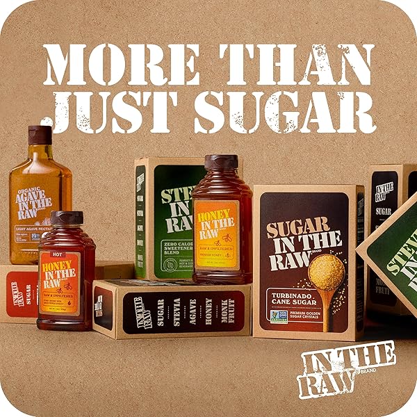 STEVIA IN THE RAW STEVIA SWEETENER PACKETS, 50 CT, ZERO CALORIE STEVIA SUGAR SUBSTITUTE PACKETS, NO ERYTHRITOL OR ARTIFICIAL FLAVORS, VEGAN, GLUTEN FREE, KOSHER, LOW GLYCEMIC INDEX