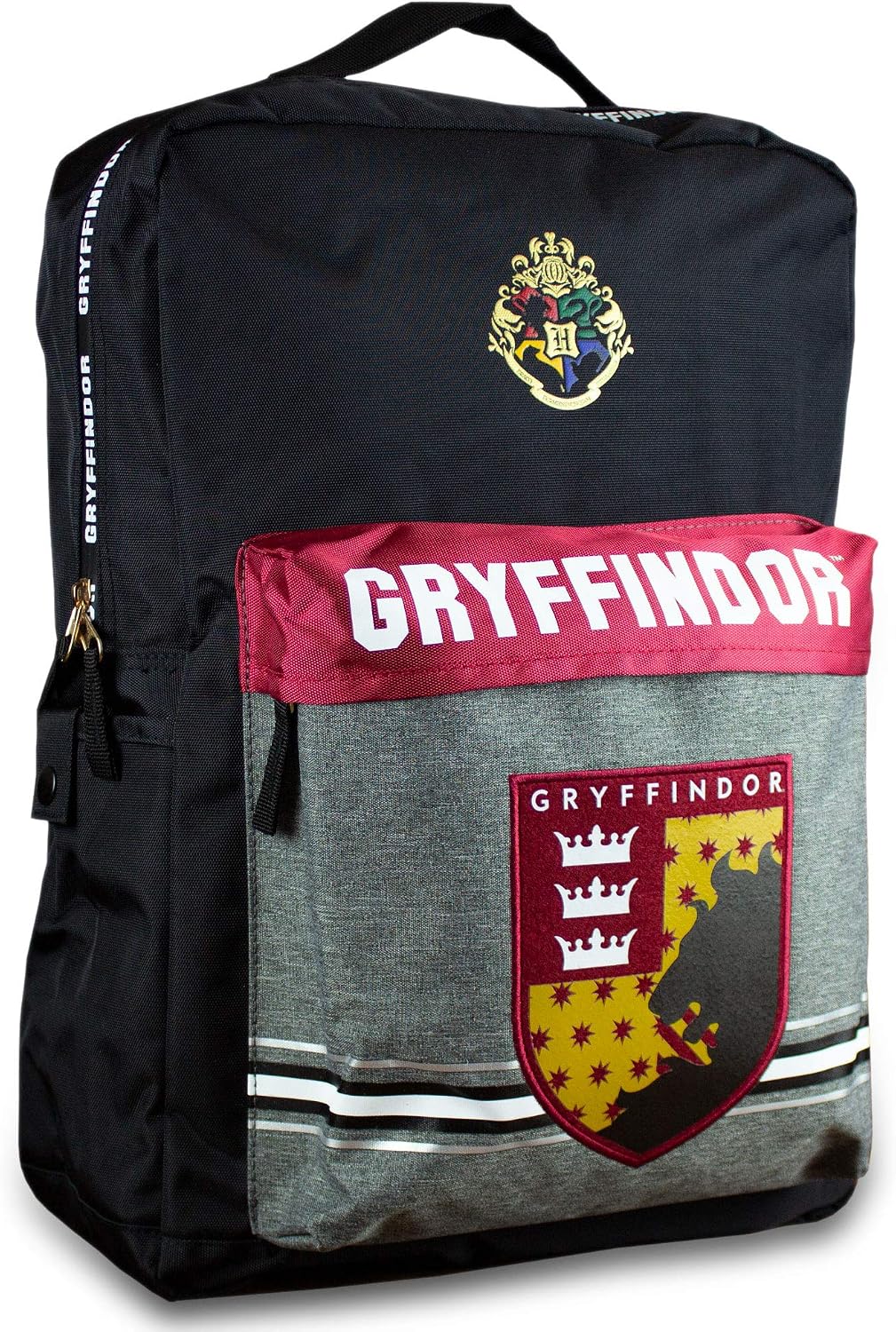 Harry Potter Gryffindor Premium Backpack, fits A4 with internal padded laptop/tablet pouch, Red Grey Black White - Image 3