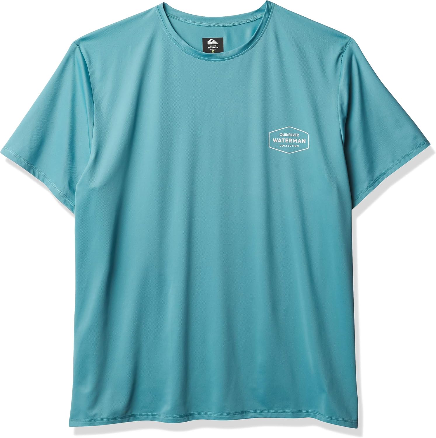 Quiksilver mens Gut Check Ss Short Sleeve Rashguard Surf Shirt: Clothing