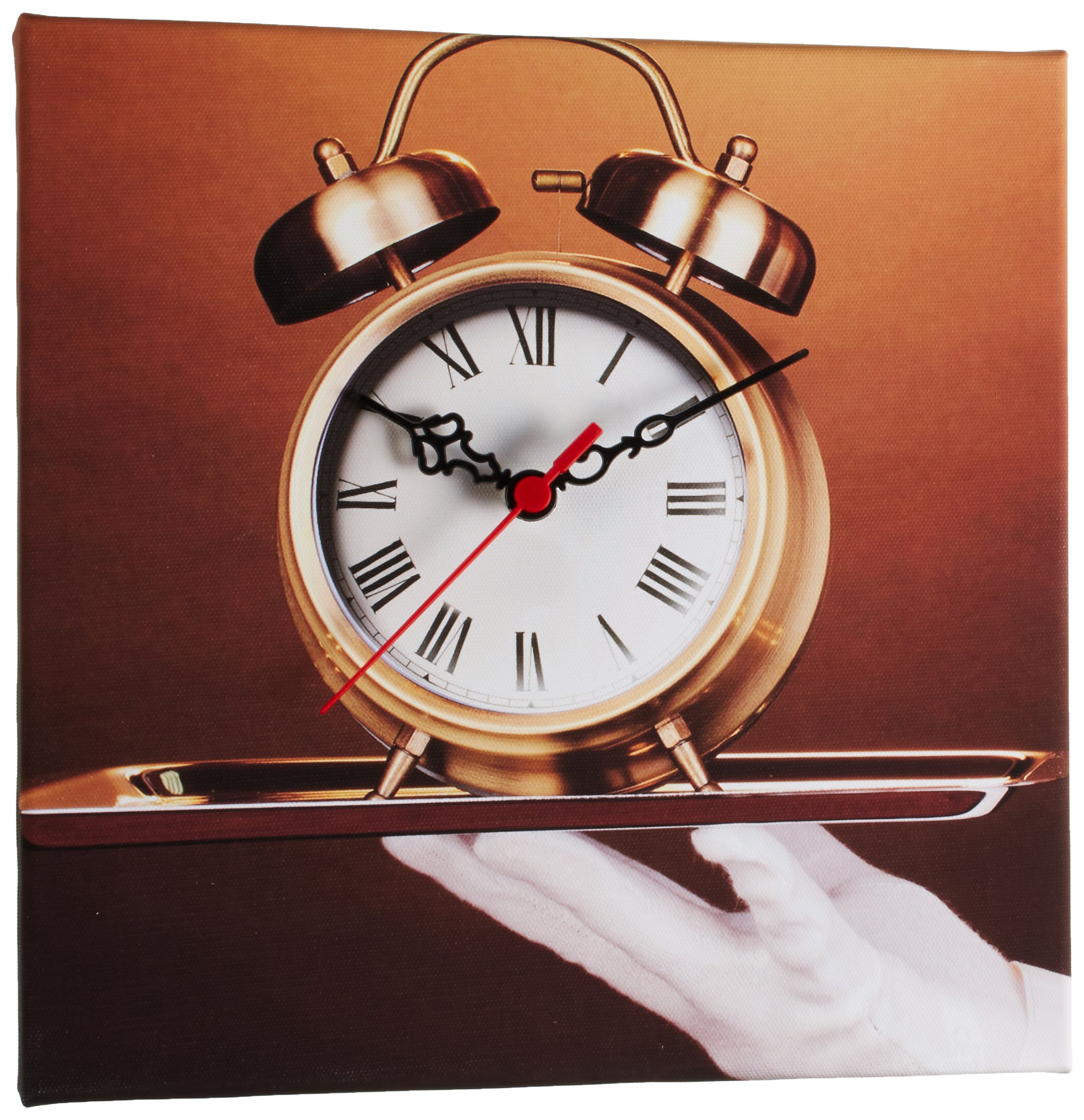 Clock Art Decorative Canvas Wall Clock-28x38 cm