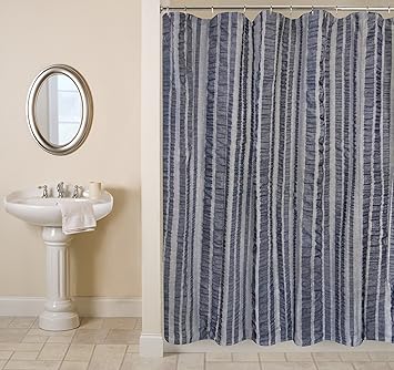 Amazon Com Park B Smith Seersucker Bands Shower Curtain 72 X 72
