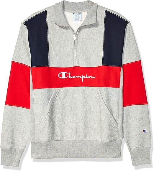 champion mock neck sweatshirt mens