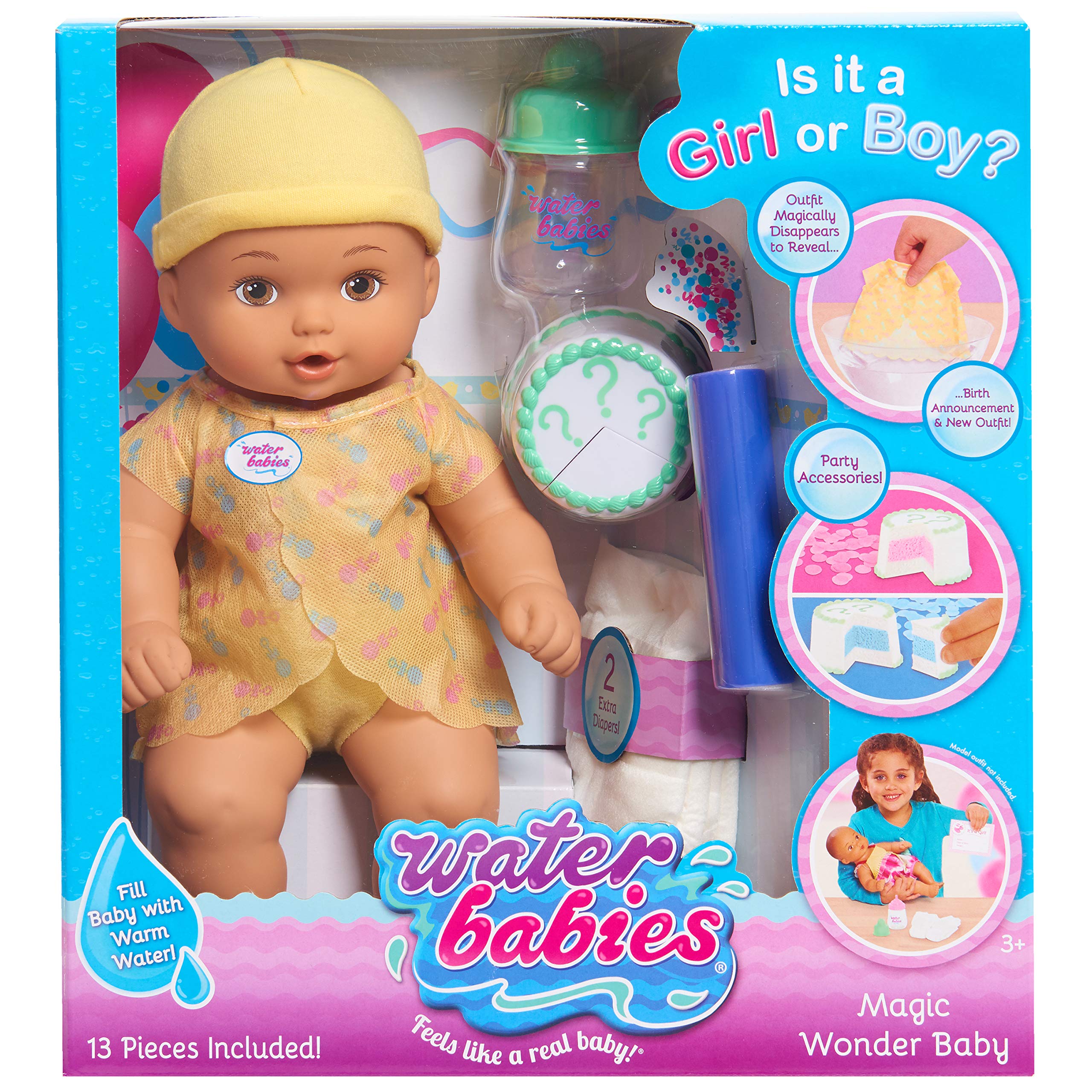 how to fill water baby doll without funnel